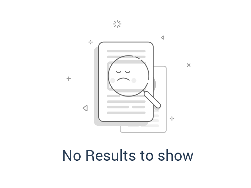 No results found